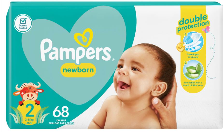 Pampers New Baby Mini VP 68s - 1.0ea - Shrink Wrap 2
