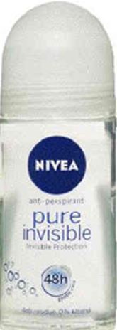 Nivea Roll On Female Pure Invisible- 50.0ml - Shrink Wrap 6