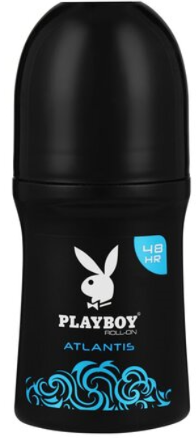 PlayBoy Deodorant Roll On Atlantis- 50.0ml - Shrink Wrap 6