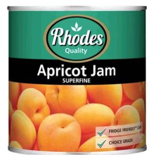 Rhodes Apricot Jam Superfine - 900.0g - Case 6