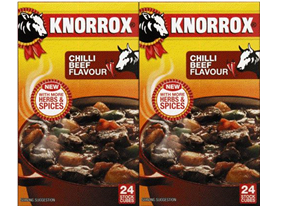 Knorrox cubes Chilli Beef- 24.0'S - Shrink Wrap 10