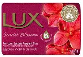 Lux Soap Scarlett Blossm- 175.0g - Case 72