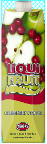 Liqui Fruit Cranberry Cooler- 1.0l - Case 12