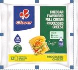 Clover IWS Processed Cheese Cheddar- 180.0g - Case 30